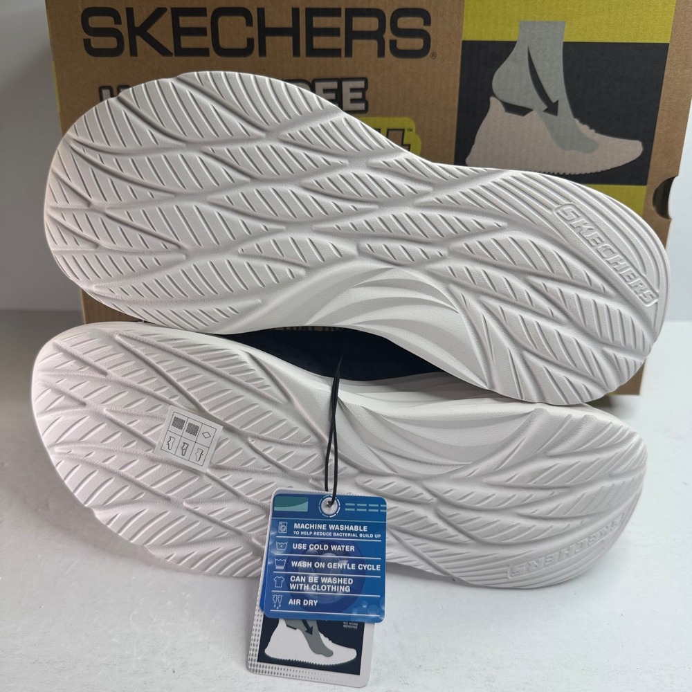 Skechers Hands Free Slip-ins Swift Fit Mens Navy Sneaker 66750S Size 8 - Picture 8 of 9